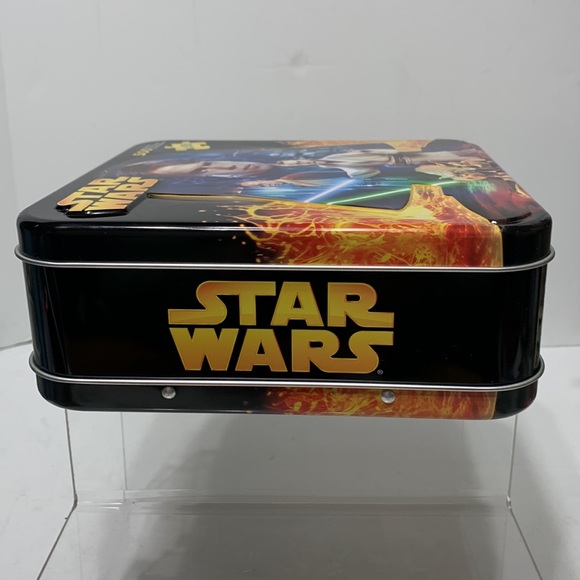 STAR WARS puzzle 500 pc double sided in metal tin New - Picture 6 of 10